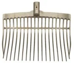 Plastikowe widły do obornika bez trzonka, złote, 41 x 36 x 11 cm – Vplast - obrazek 3