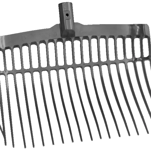 Plastikowe widły do obornika bez trzonka, szare, 41 x 36 x 11 cm – Vplast