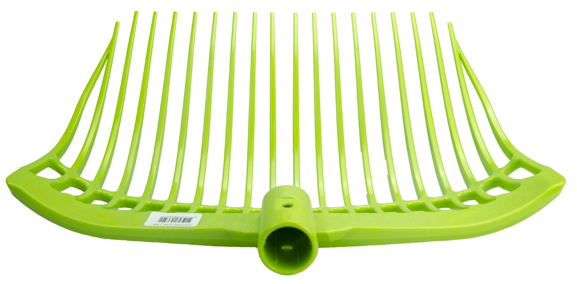 Plastikowe widły do obornika bez trzonka, limonkowozielone, 41 x 36 x 11 cm – Vplast - obrazek 4