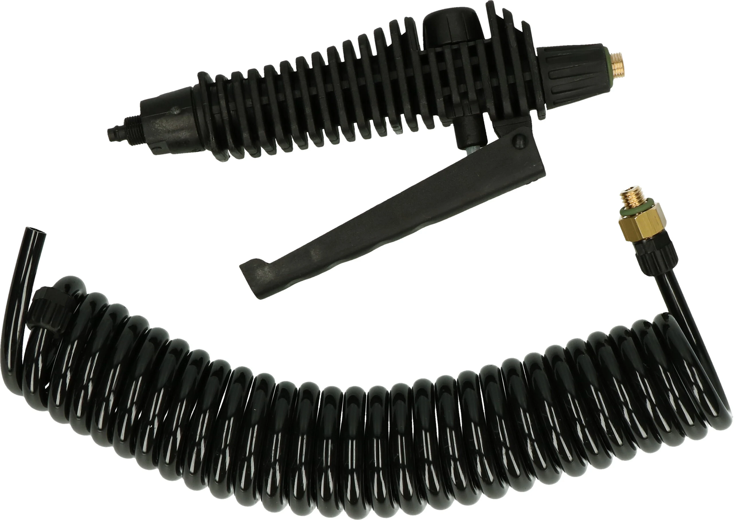 MEST4400050.jpg Wąż spiralny z zaworem pistoletowym, 2,5 m – Mesto Inox Plus - obrazek 1