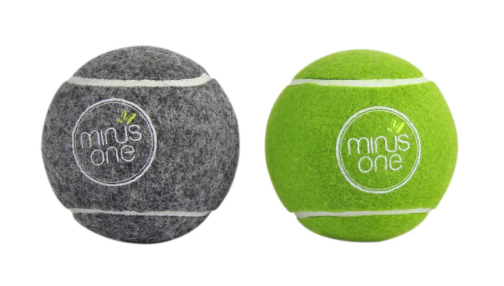 Piłki tenisowe dla psów, zestaw 6 sztuk – Minus One Bouncy Tennis Ball Dog Toys - obrazek 2
