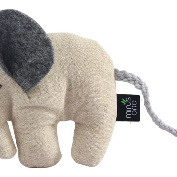 Zabawka dla kota w kształcie słonia z kocimiętką, 9,5 x 8,5 x 2,5 cm – Minus One Docile Buddy Cat Toy Elephant