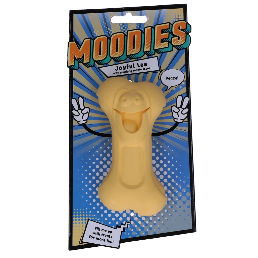 Gumowy gryzak o zapachu wanilii – Moodies Joyful Lee - obrazek 1