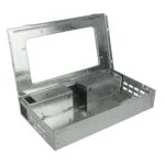 Pułapka żywołowna na myszy z okienkiem kontrolnym i 2 wejściami, 26,4 x 16 x 5 cm – Hofman Pest Control Catch-A-Mouse - obrazek 2
