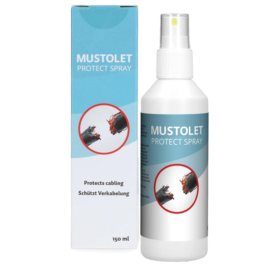 Spray na kuny do przewodów samochodowych i szop – Mustolet Protect Spray - obrazek 2