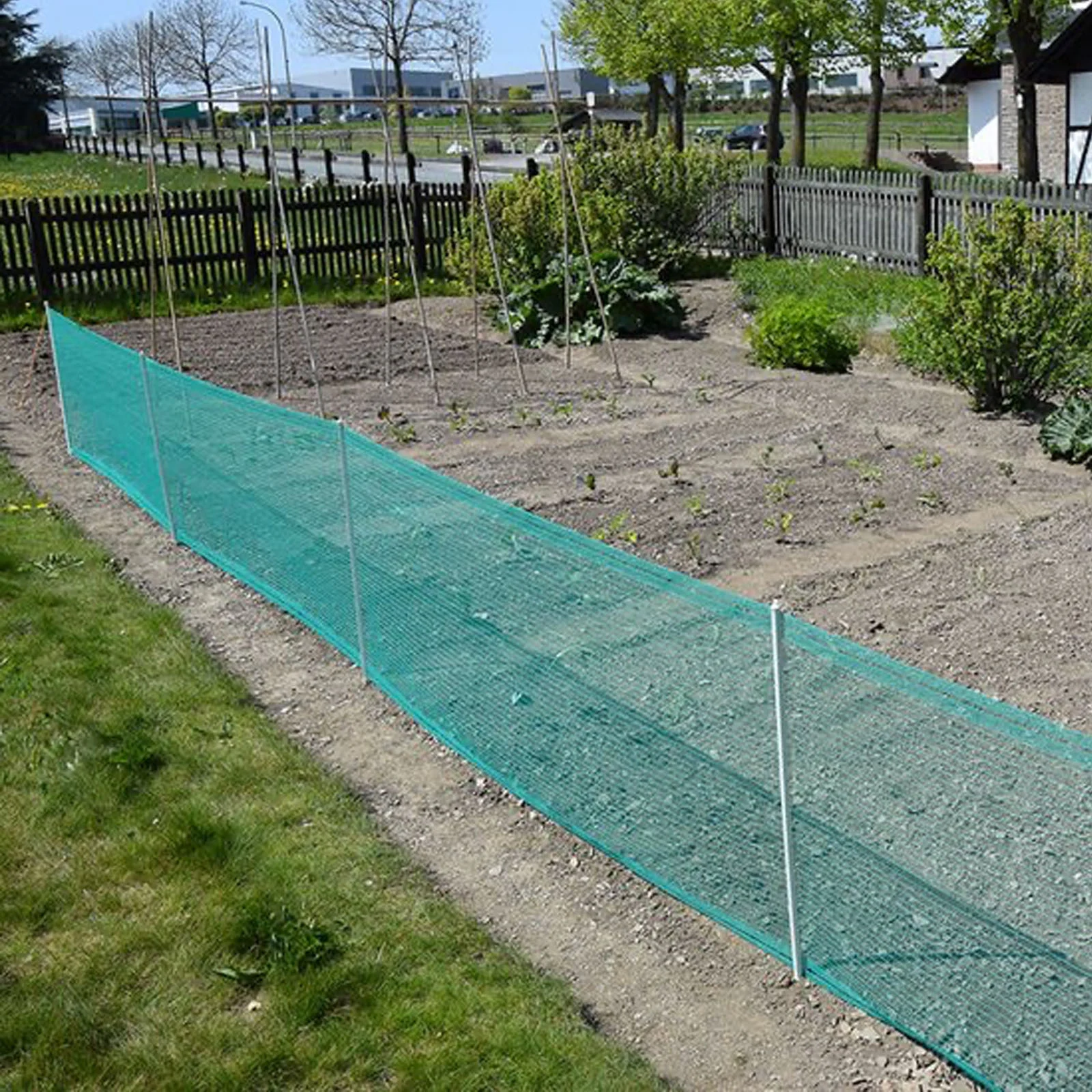 Siatka odgradzająca do ogrodu o oczku 0,5 cm, wysokość 80 cm, 20 m – Euro-Netz, uniwersalna - obrazek 2