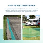 Siatka odgradzająca do ogrodu o oczku 0,5 cm, wysokość 80 cm, 20 m – Euro-Netz, uniwersalna - obrazek 4
