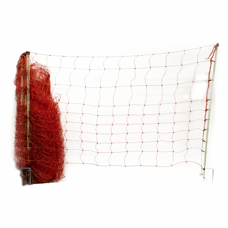 Wilcza siatka elektryczna z podwójnymi kolcami, wysokość 120 cm, 50 m – Euro-Netz Wolf Jumbo