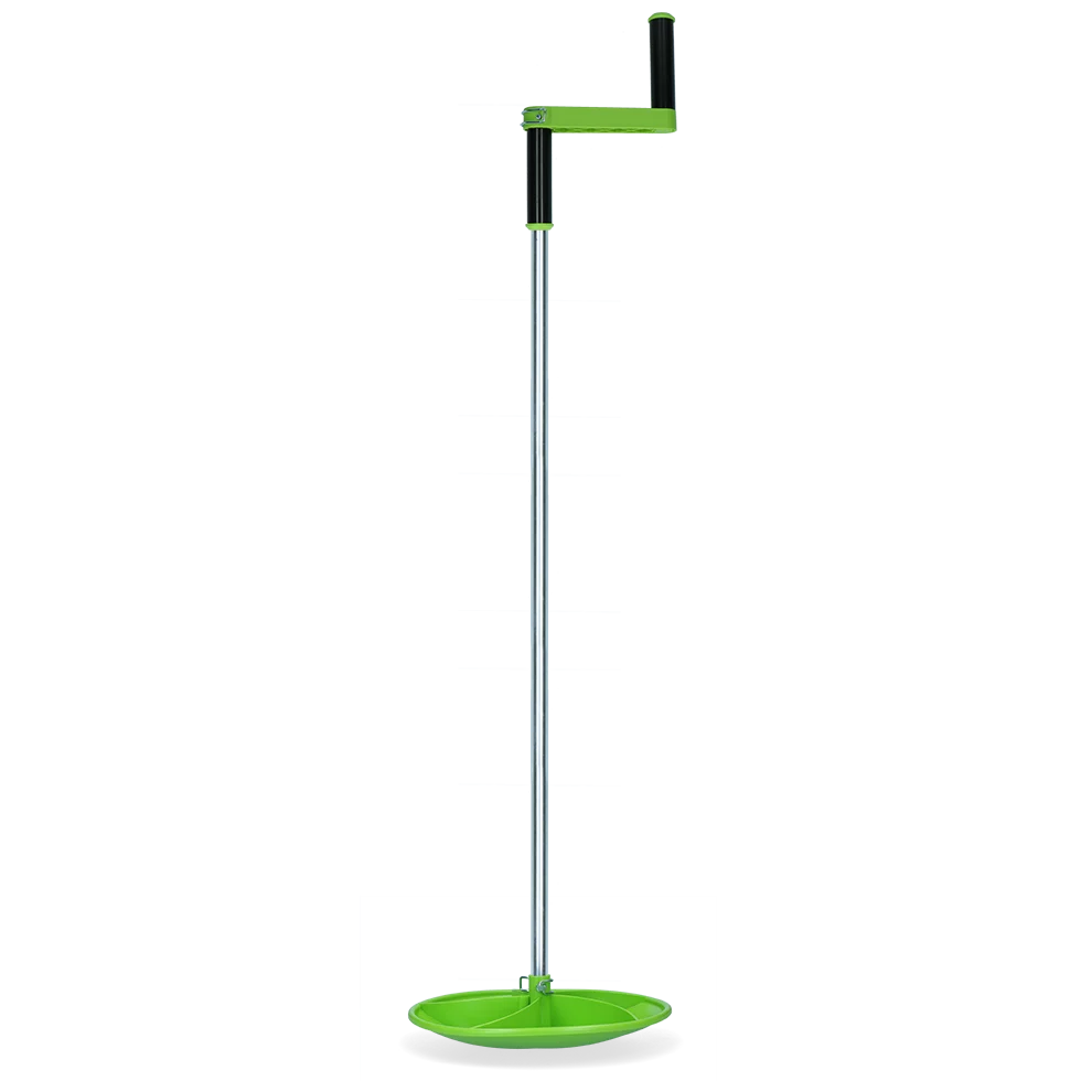 Bęben do siatek dla owiec do 125 cm, z 1 korbą i 1 drążkiem – Twist Butler - obrazek 1