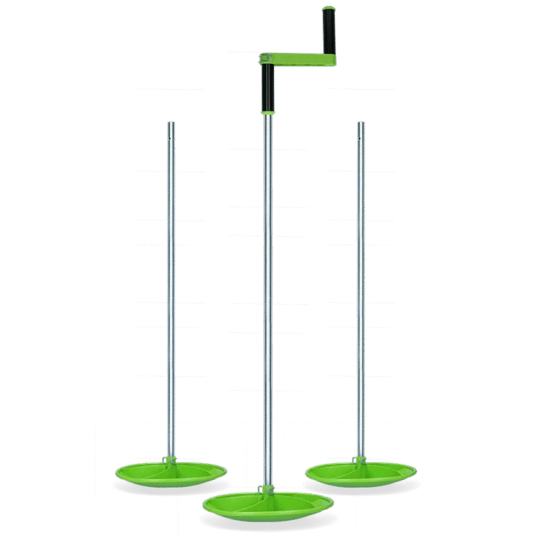 Bęben do siatek dla owiec do ogrodzeń o wysokości 125 cm, 3 drążki i 1 korba – Twist Butler