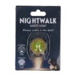 Lampka bezpieczeństwa do obroży dla psa, żółta, 2 tryby świecenia – Nightwalk Safety Light