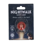 Lampka bezpieczeństwa do obroży dla psa, pomarańczowa, 2 tryby świecenia – Nightwalk Safety Light