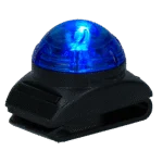 Lampka bezpieczeństwa do obroży dla psa, niebieska, 2 tryby świecenia – Nightwalk Safety Light - obrazek 3