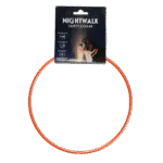 Świecąca obroża dla psa, ładowana, pomarańczowa – Nightwalk Safety Collar