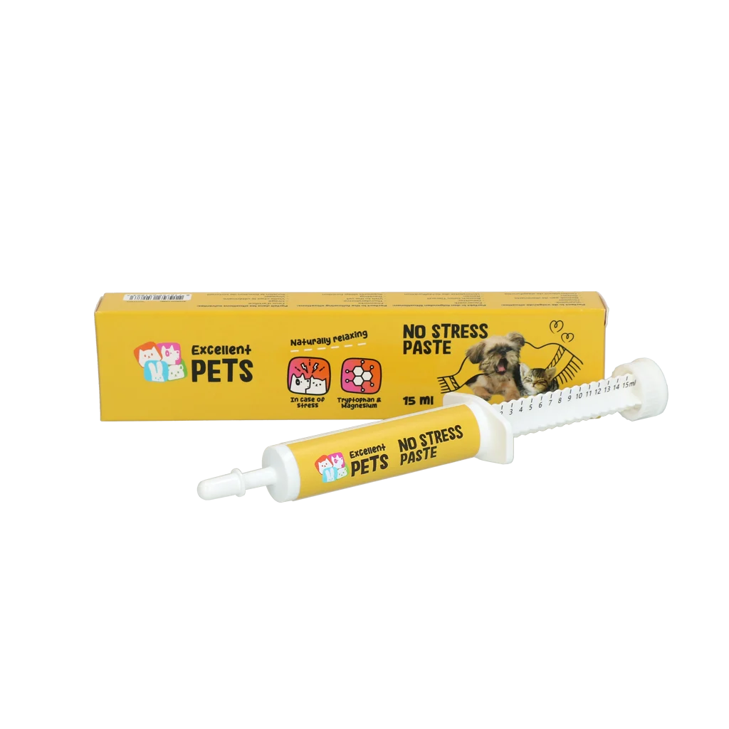 Pasta uspokajająca dla psów i kotów, 15 ml – Excellent Pets No Stress Paste - obrazek 1