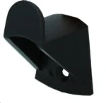 Plastikowy wieszak na kantary, czarny, 3,5 x 3 cm – Vplast