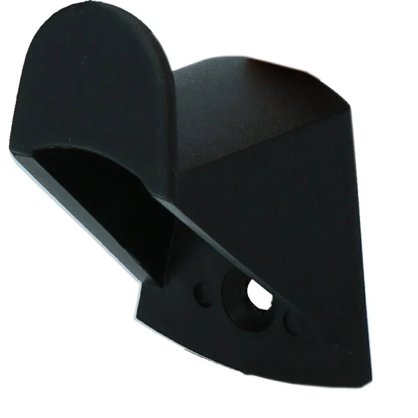 Plastikowy wieszak na kantary, czarny, 3,5 x 3 cm – Vplast
