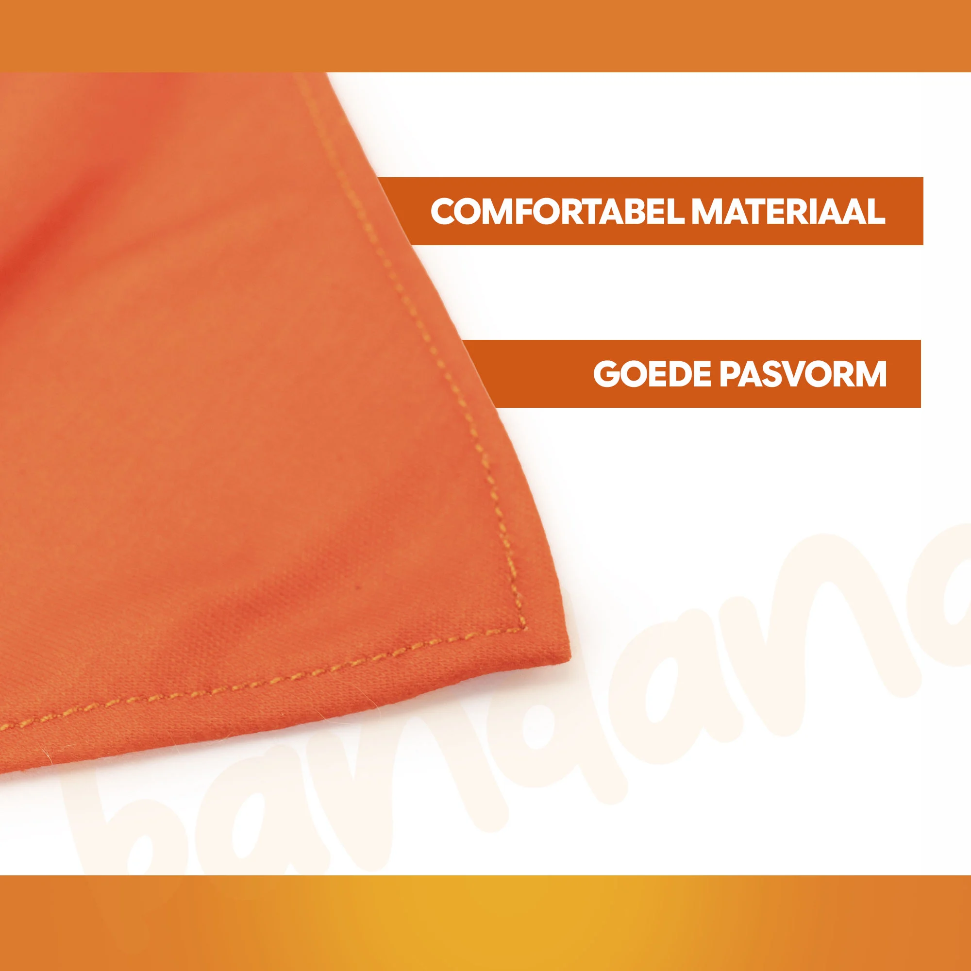 Bandana dla psa pomarańczowa L na Dzień Króla – holenderska bandana w pomarańczowym kolorze - obrazek 5