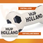 Lateksowa zabawka dla psa w kształcie kości, pomarańczowa – Holland WK Bot - obrazek 5