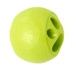 Piłka na karmę z TPE, zielona, 6 x 6 cm – Outward Hound (Kyjen) Orbee-Tuff Nooks - obrazek 2