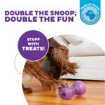 Zabawka na przysmaki dla psów z TPE – Outward Hound Double Snoop - obrazek 2