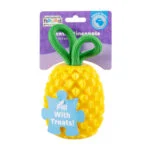 Zabawka do gryzienia z liną i owocowym aromatem – Outward Hound (Kyjen) Dental Pineapple