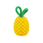 Zabawka do gryzienia z liną i owocowym aromatem – Outward Hound (Kyjen) Dental Pineapple - obrazek 2