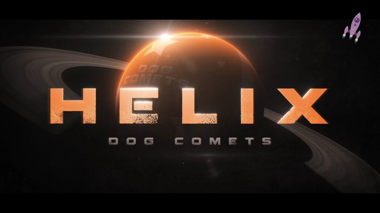 Piłka dla psa z automatycznym ruchem i odgłosami zwierząt, pomarańczowa – Dog Comets Helix - obrazek 2