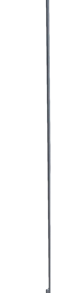 Palik ogrodzeniowy ze stali sprężynowej z zawiniętym końcem, biały, 110 cm – ZoneGuard