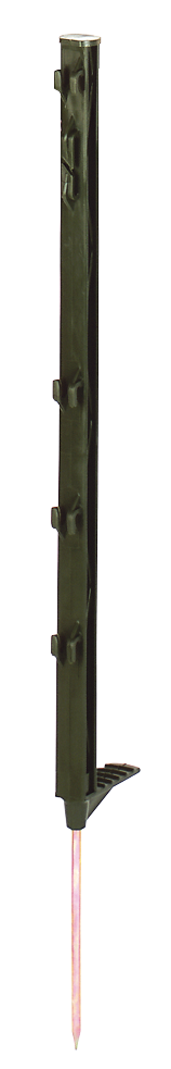 Plastikowy słupek wbijany, 75 cm, zielony – ZoneGuard