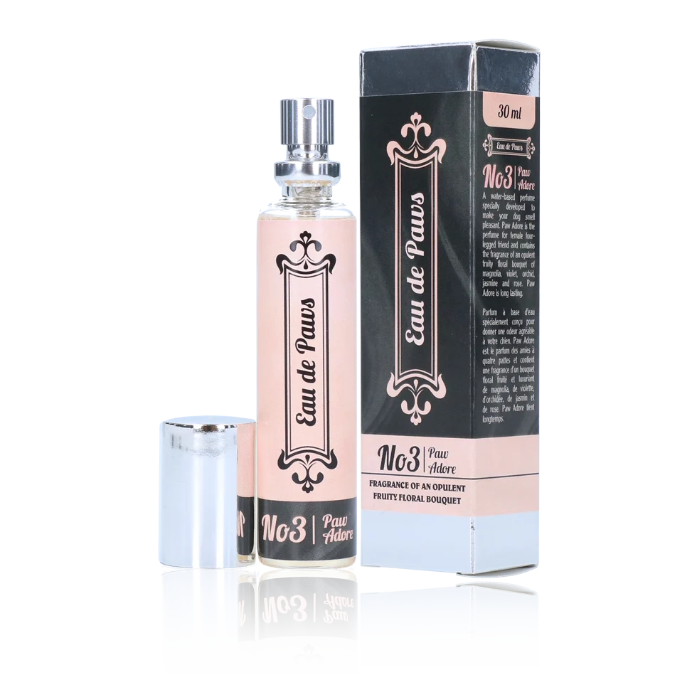 Perfumy dla psów z magnolią i różą, 30 ml – Eau de Paws No3 Paw Adore - obrazek 1