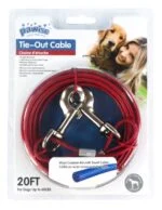 Linka stalowa w powłoce winylowej do mocowania, 7 m – Pawise Tie Out - obrazek 3
