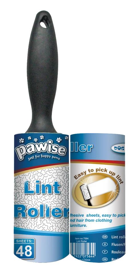 Rolka do ubrań z 2 × 48 listkami klejącymi – Pawise - obrazek 1