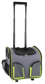 Wózek transportowy dla małych psów, do 7 kg, 37 x 27 x 33 cm – Pawise Pet Trolley Bag - obrazek 3