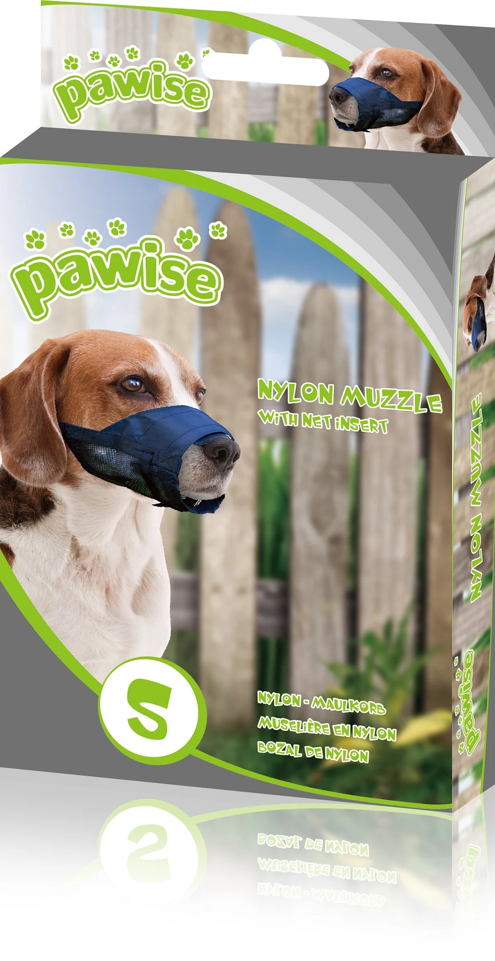 Nylonowy kaganiec dla psa, regulowany, rozmiar M – Pawise Adjustable Nylon Muzzle M - obrazek 1