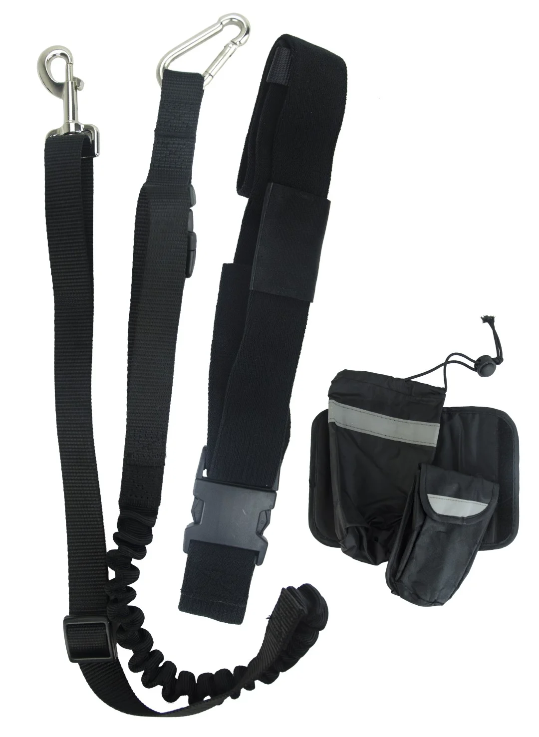 Smycz dla psa do biegania bez użycia rąk, z elastyczną końcówką – Pawise Hands Free Doggy Jogger Kit - obrazek 2