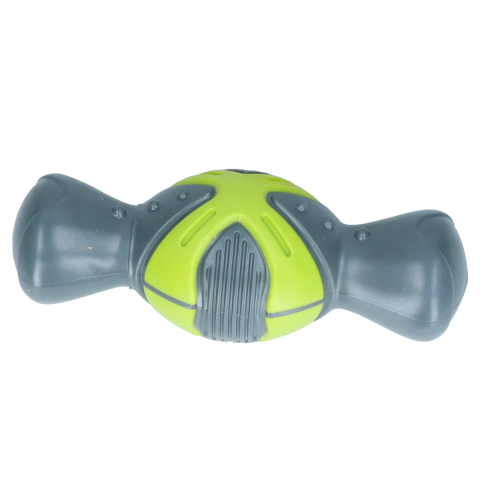 Piszczałka dla psa w kształcie kości z wypustkami, 19 cm – Pawise Play Time Squeaky Bone - obrazek 2