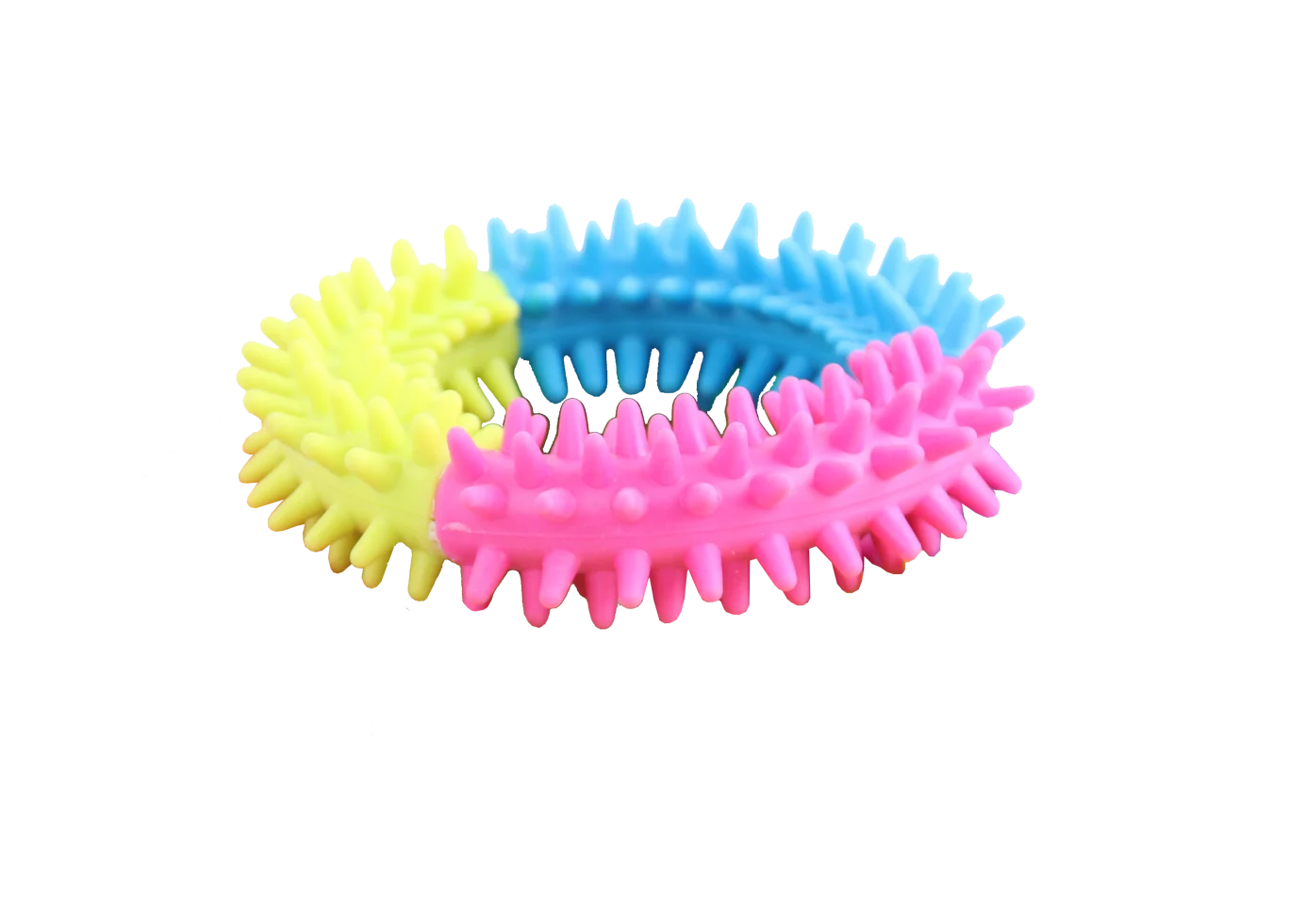 Kolorowy pierścień dla psa – Pawise Rainbow World Ring S - obrazek 1