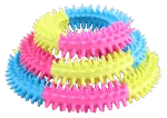 Pierścień do zabawy dla psa w kolorach tęczy – Pawise Rainbow World Ring M - obrazek 2