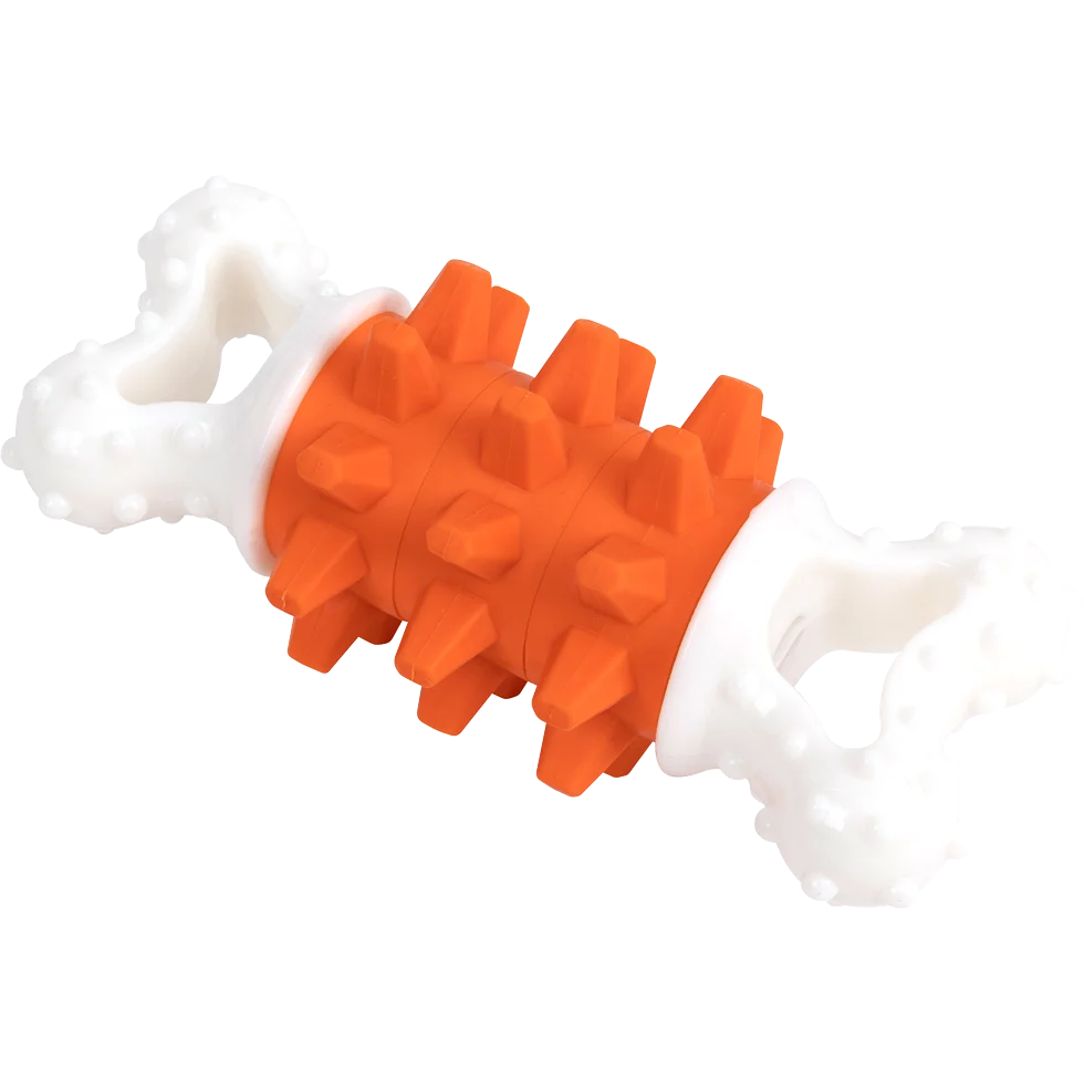 Zabawka dla psa w kształcie kości, wydająca dźwięki, różne kolory – Pawise Giggle Toy Bone - obrazek 1