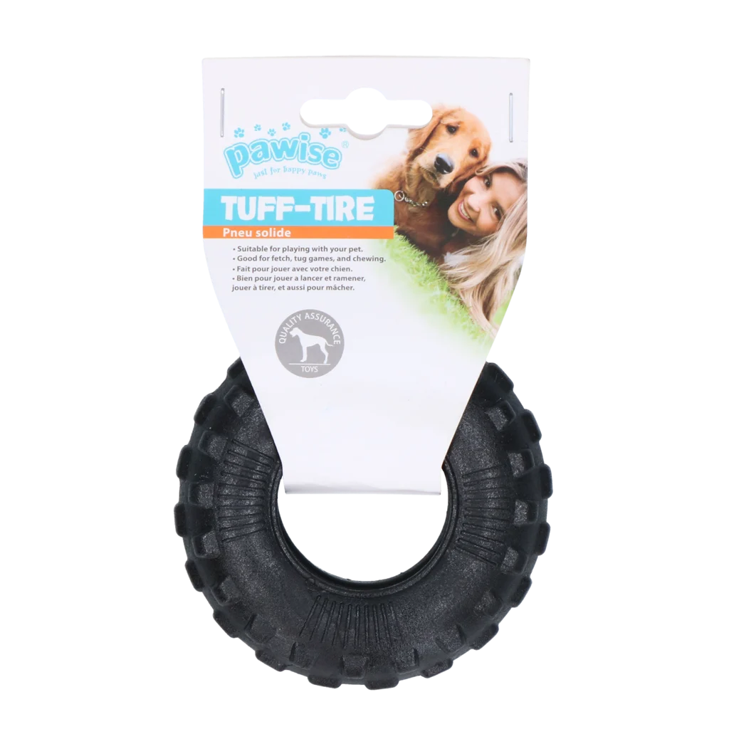 Pierścień do przeciągania dla psa z litej pianki, 10 cm – Pawise Foam Tyre - obrazek 1
