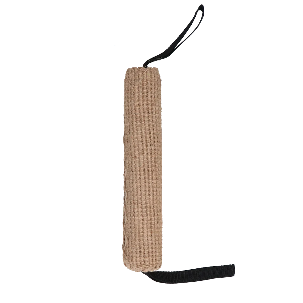 Jutowy aport z uchwytami, 32 cm – Pawise Jute Biting Roll - obrazek 2