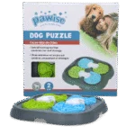 Puzzle dla psa z przesuwanymi elementami, 34 x 34 cm – Pawise Dog Puzzle