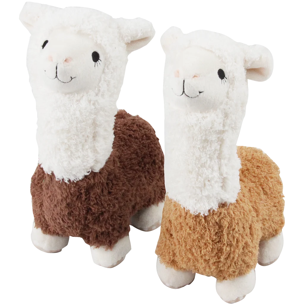 Pluszowa alpaka dla psa z piszczałką, wysyłana losowo – Pawise Alpaca Doll - obrazek 2