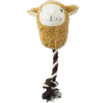Pluszowa zabawka dla psa w kształcie alpaki ze sznurem do zabawy i piszczałką, assorti – Pawise Alpaca Doll With Rope - obrazek 2