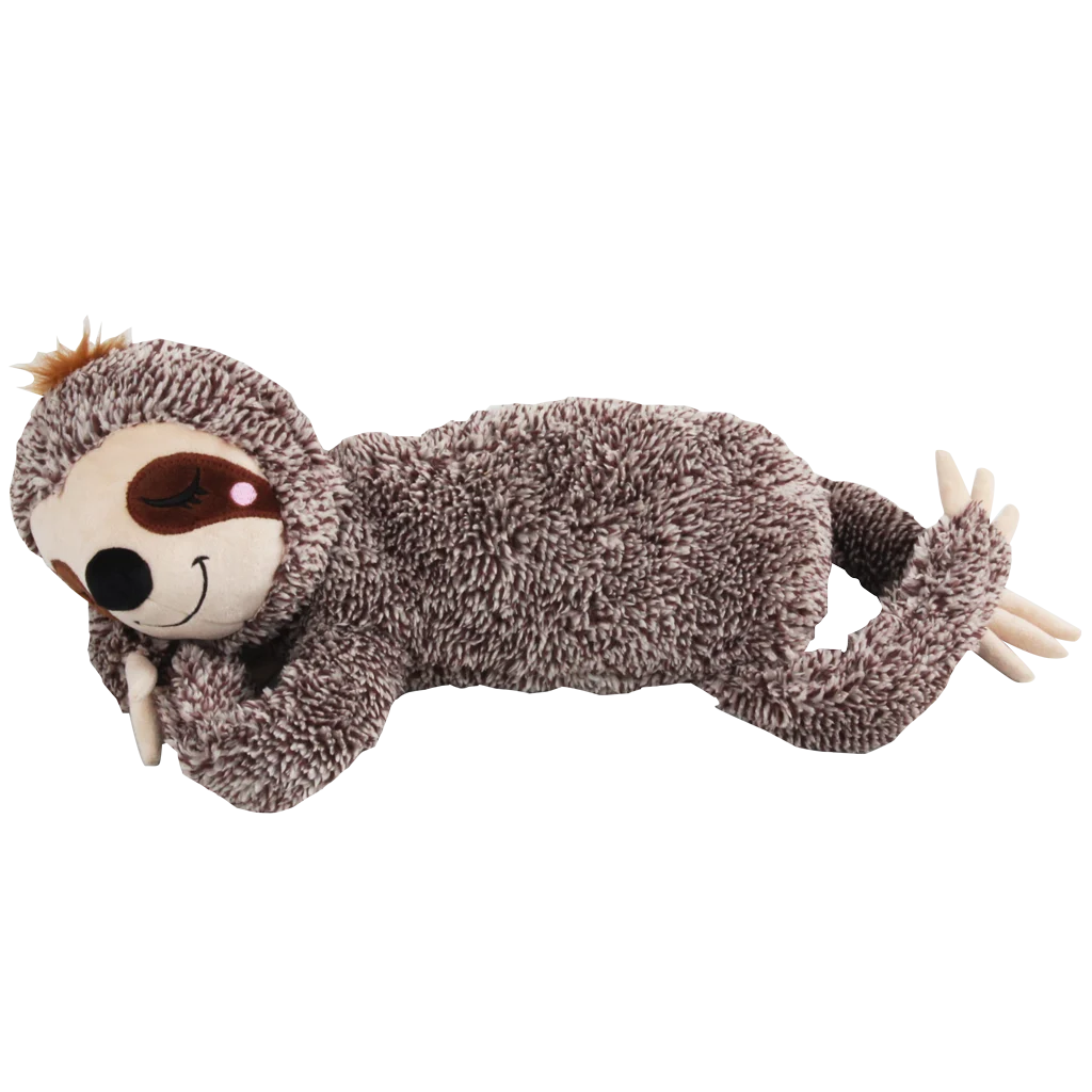 Pluszowa zabawka dla psa Leniwiec z 5 piszczałkami, duża – Pawise Oh My Sloth! - obrazek 1