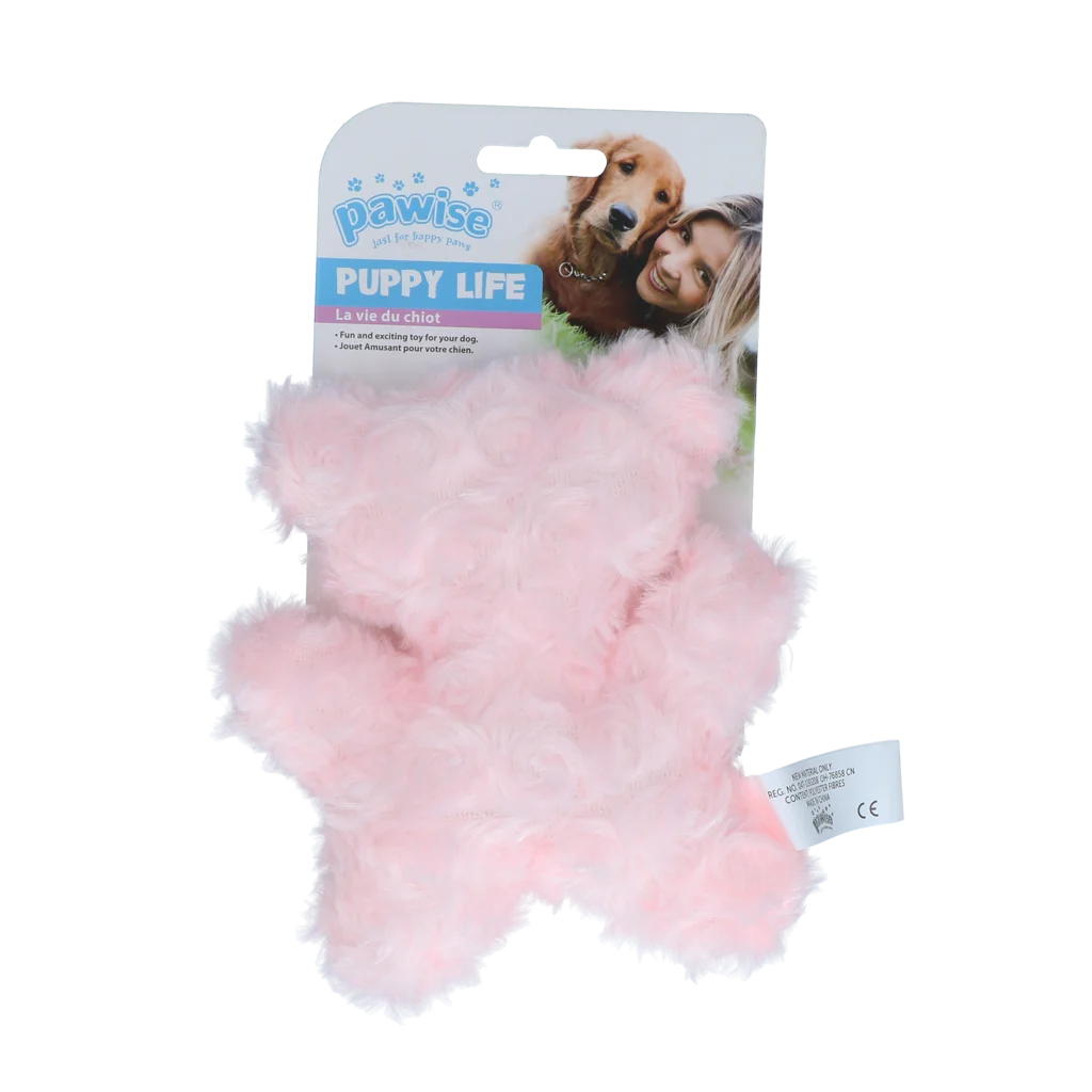 Pluszowy miś dla szczeniąt z piszczałką – Pawise Puppy Life My Bear - obrazek 1