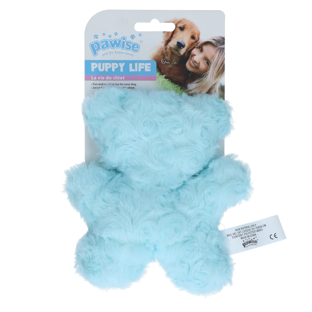 Pluszowy miś dla szczeniąt z piszczałką – Pawise Puppy Life My Bear - obrazek 2