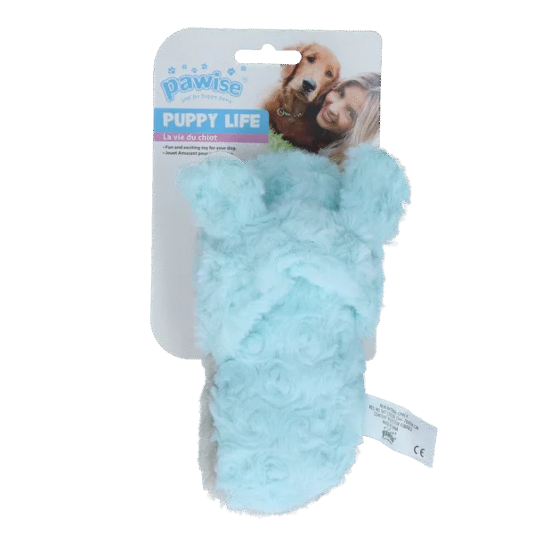 Pluszowa zabawka dla psa w kształcie kapcia dla szczeniąt z piszczałką – Pawise Puppy Life My Slipper