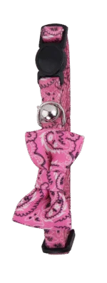 Obroża dla kota z kokardką, różowa – Pawise Cat Collar With Bowknot